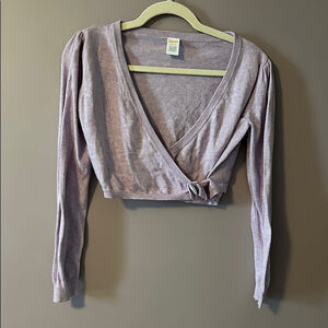 Gymboree Lavender Wrap Top - L 10/12